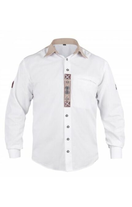 Luxury Shirt Box Embroidered White ST-07
