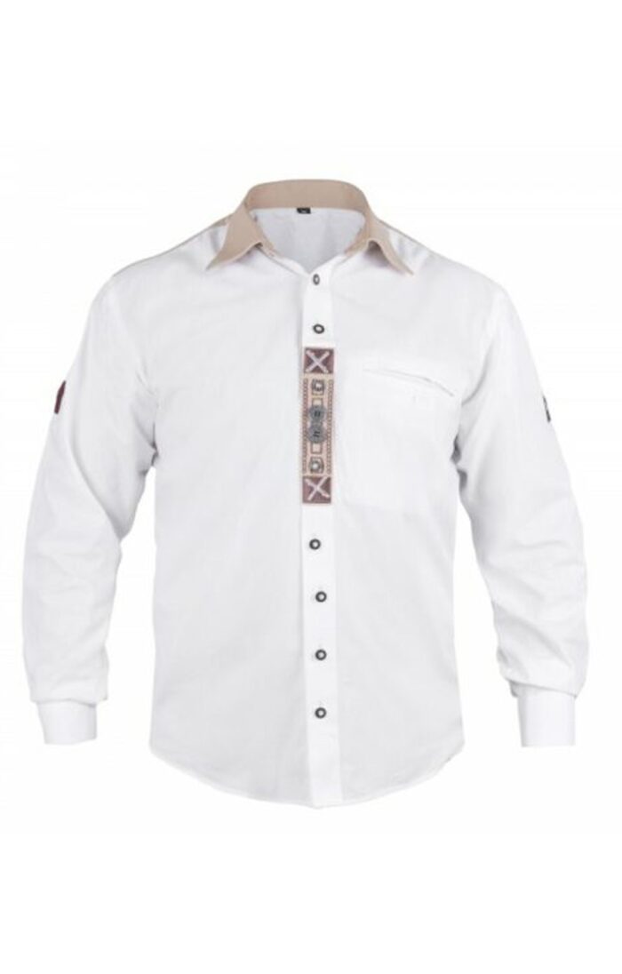 Luxury Shirt Box Embroidered White ST-07