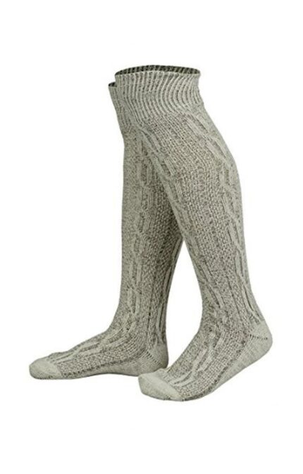Authentic Bavarian Socks Oktoberfest Grey SO-04