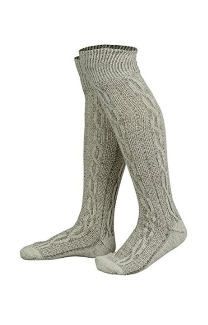 Authentic Bavarian Socks Oktoberfest Grey SO-04