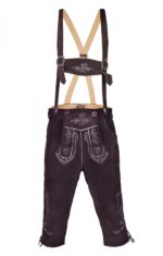 Bundhosen Knee Length Deep dark Brown
