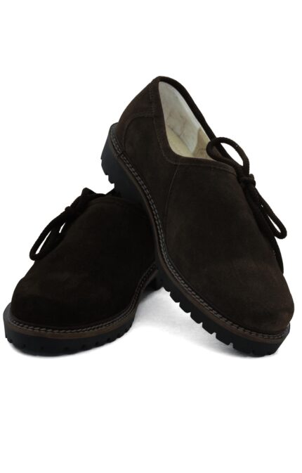 Authentic Shoes Men's Dark Chocolate Brown SHO-02