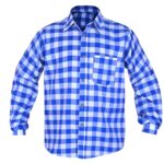 Traditional Shirt diamond Checkered Admiral Blue ST-03