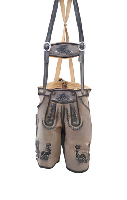 Authentic Lederhosen Short Shaded Wild Brown LH-29