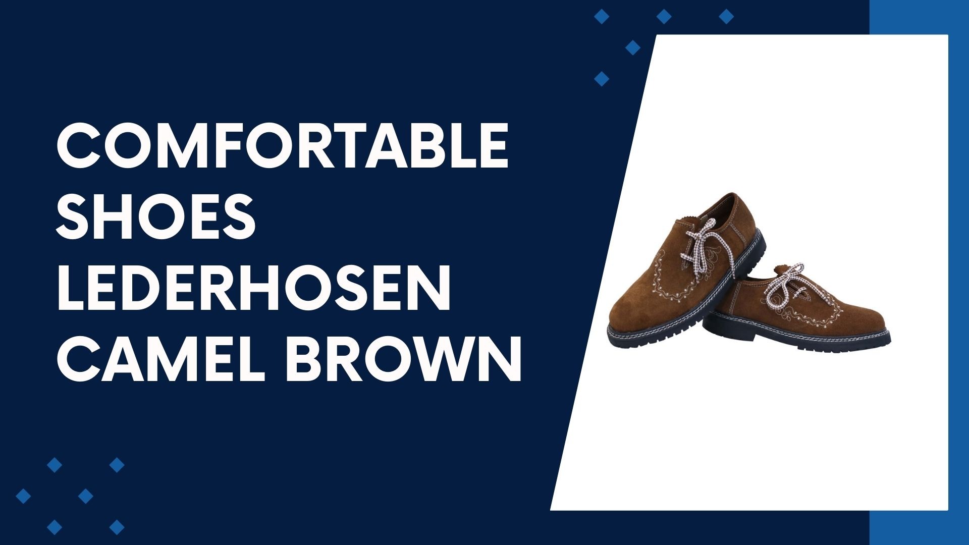 Comfortable Shoes Lederhosen Camel Brown