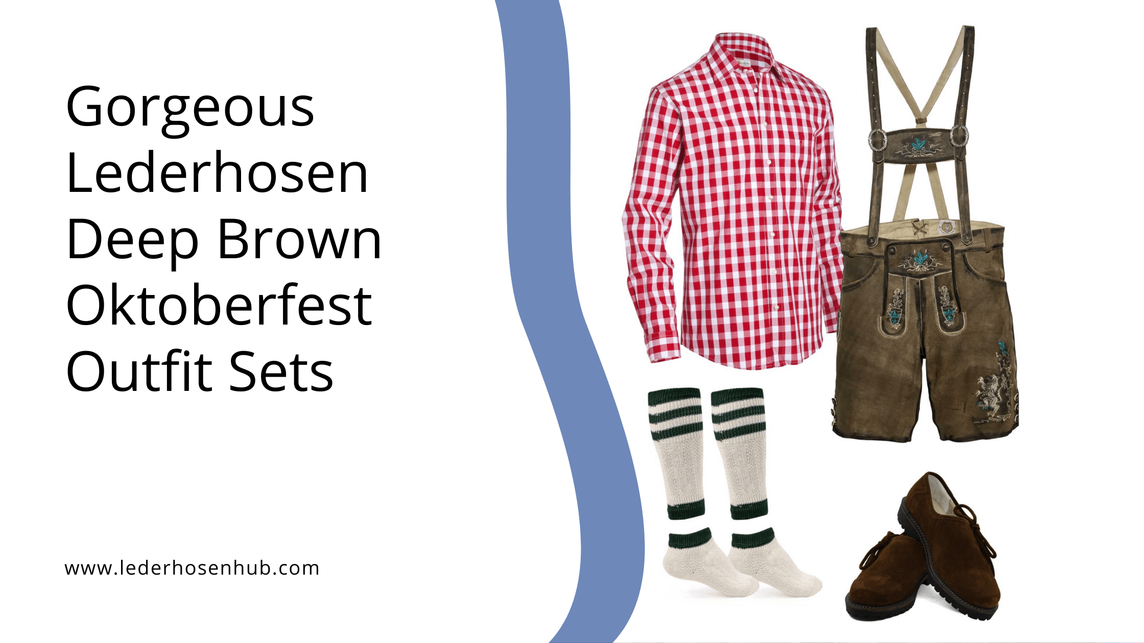 Authentic Lederhosen Oktoberfest Outfit Set