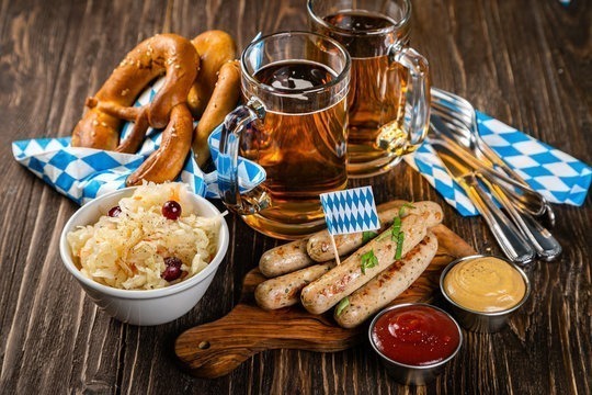 Vibrant Traditional Oktoberfest Foods: Savor Bavarian Delicacies Served at the Festival