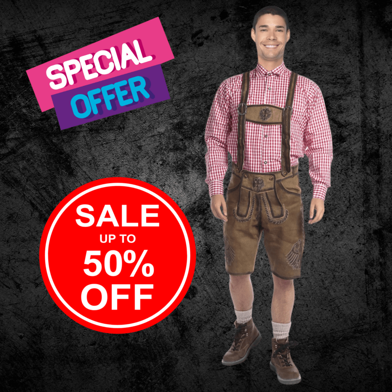 Authentic Lederhosen Men Color Combinations Matching the Beard Look this Oktoberfest!